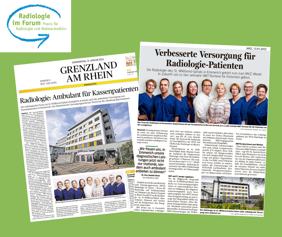 Read more about the article MVZ im Forum übernimmt Radiologie in Emmerich